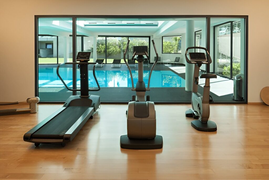 A dedicated lap pool designed for serious swimmers.