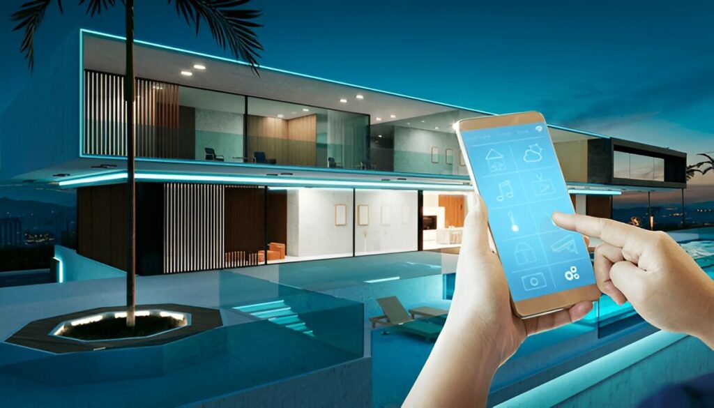 Swimming pool with advanced Tech-Savvy Pools features, smartly designed and expertly crafted by RESGROUP.