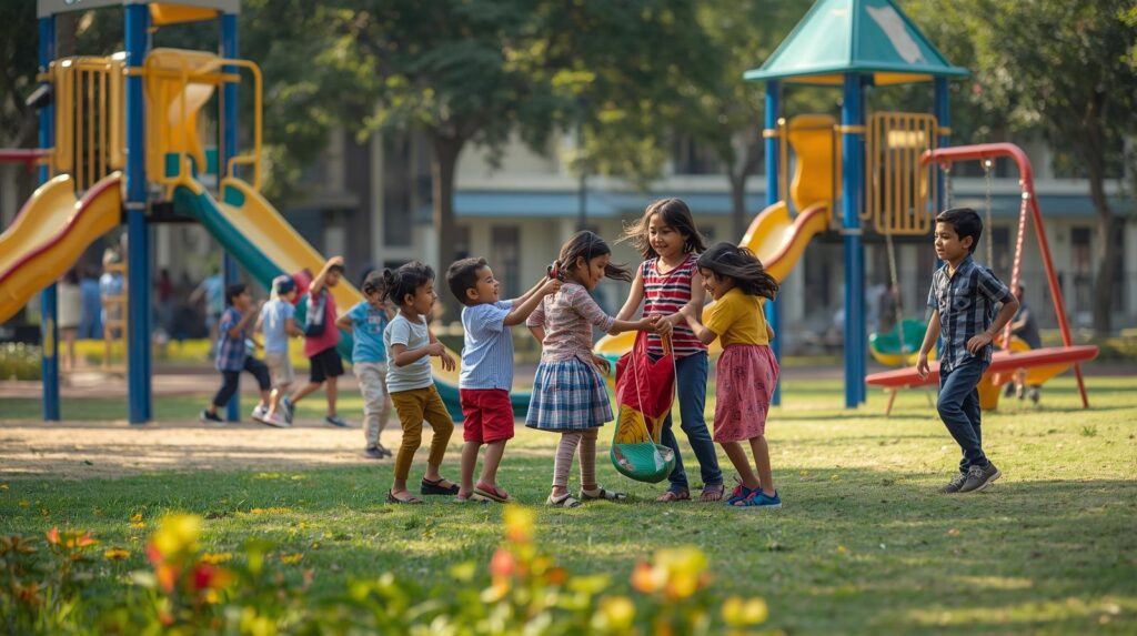 outdoor playground equipment supplier