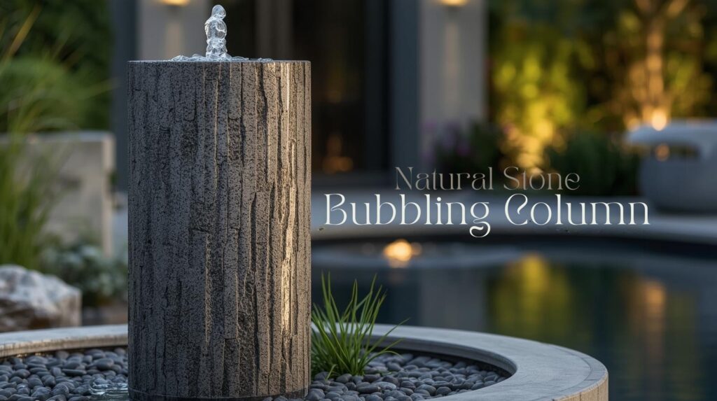 Natural Stone Bubbling Column