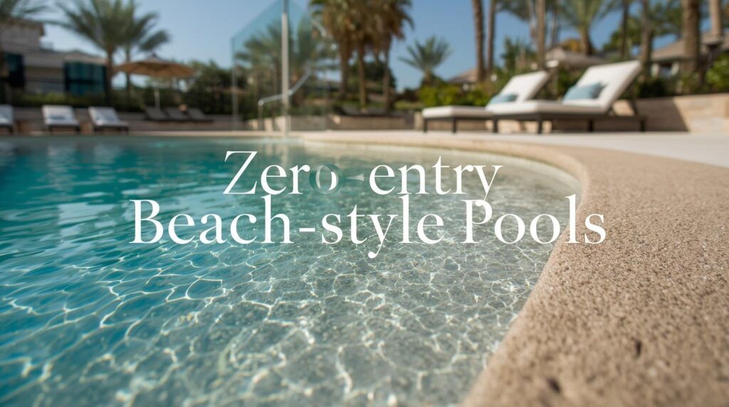 Zero-Entry Beach-Style Pools 